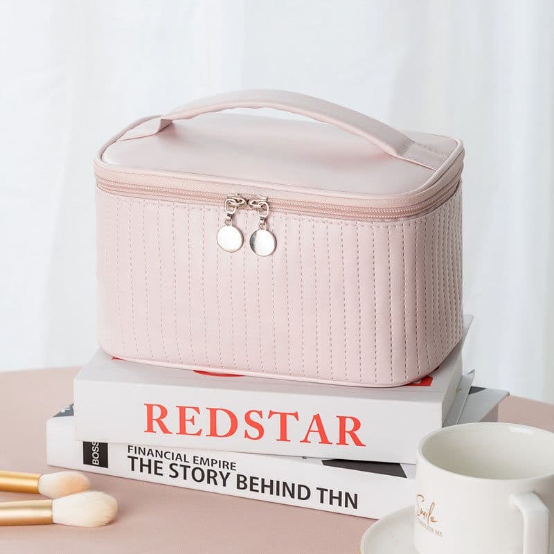 image-Women's Portable Travel Desktop Storage Cosmetic Bag