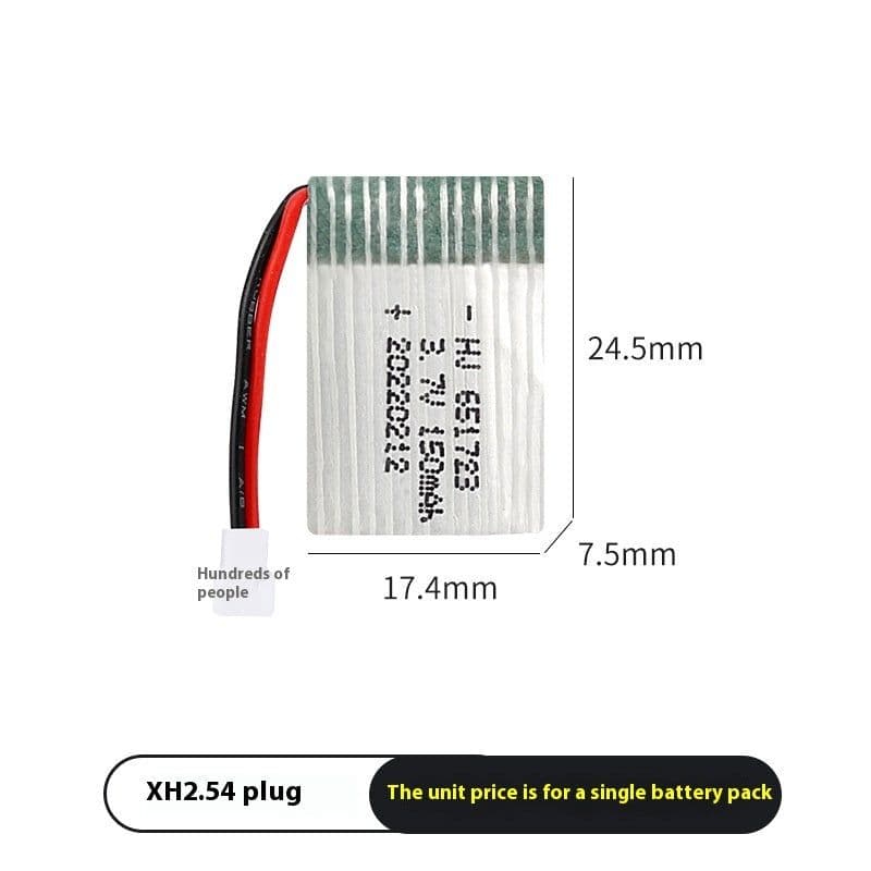 image-H36 UAV 651723 Model Airplane Battery