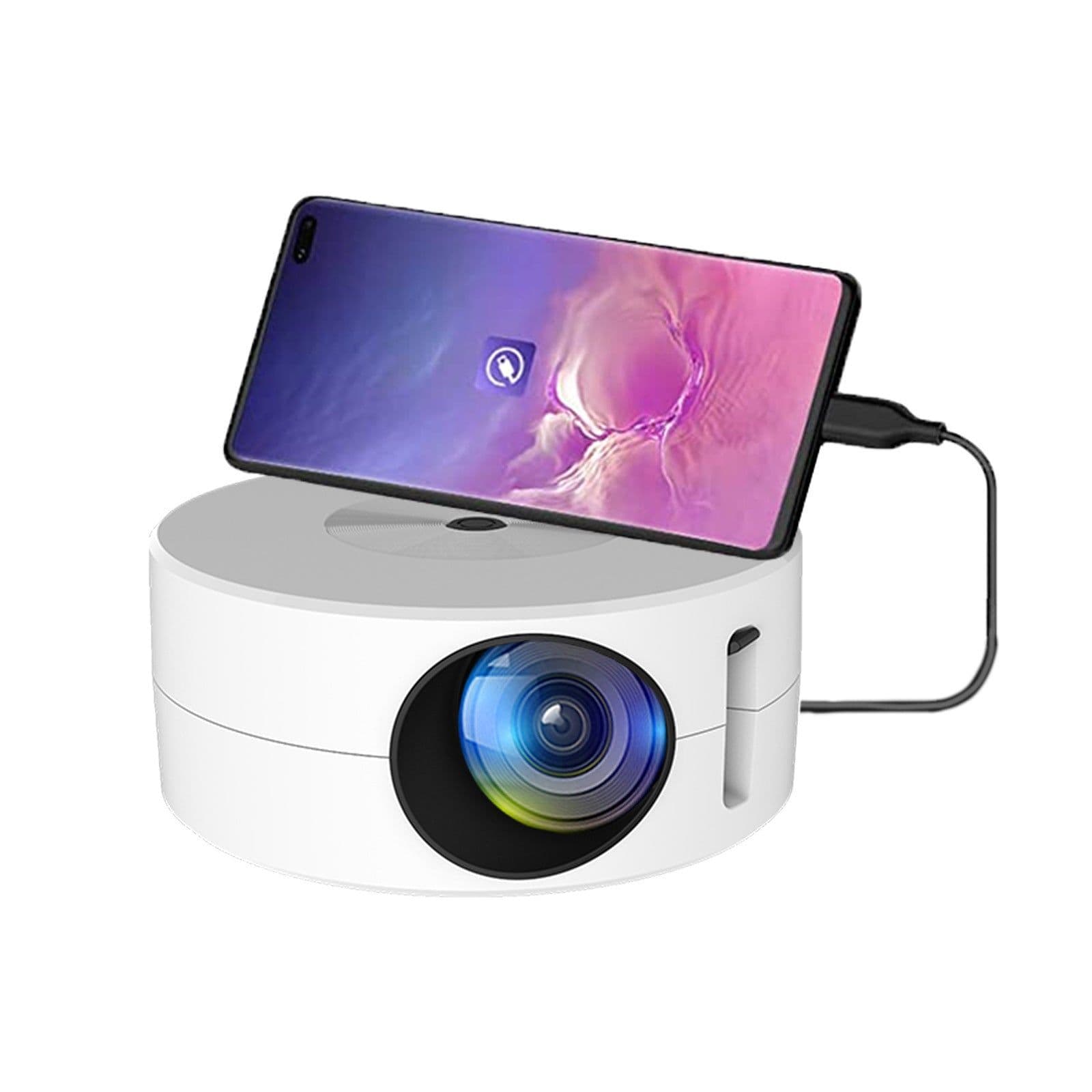 image-Household Portable Small Mobile Phone Wired Same Screen Projector