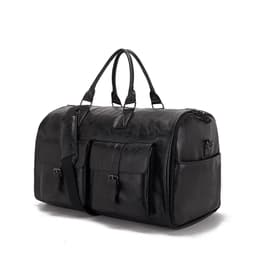 image-Travel Convenient Portable Garment Bag PU Leather Luggage Bag