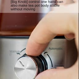 image-110v American Standard Household Tea Boiler Steam Spray Black Teapot Glass Electric Kettle Coffee Pot