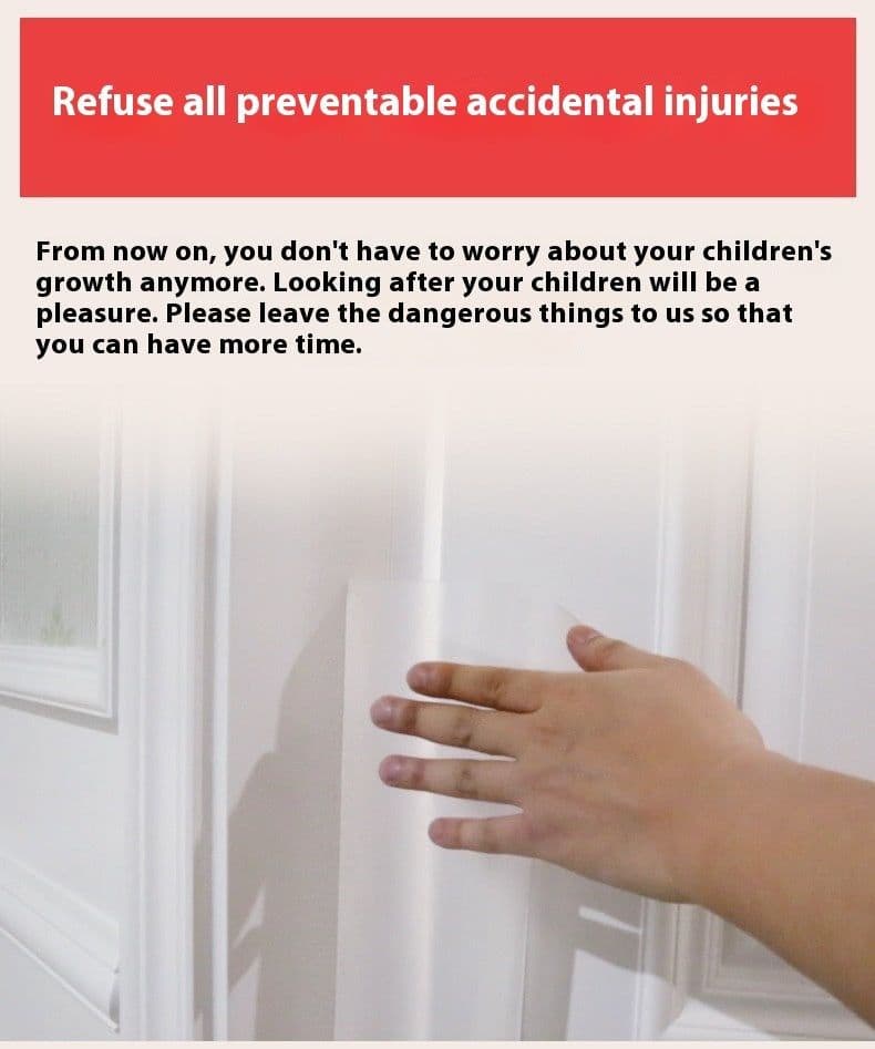 image-Anti Pinch Hand Door Seam Protection Strip For Household Use