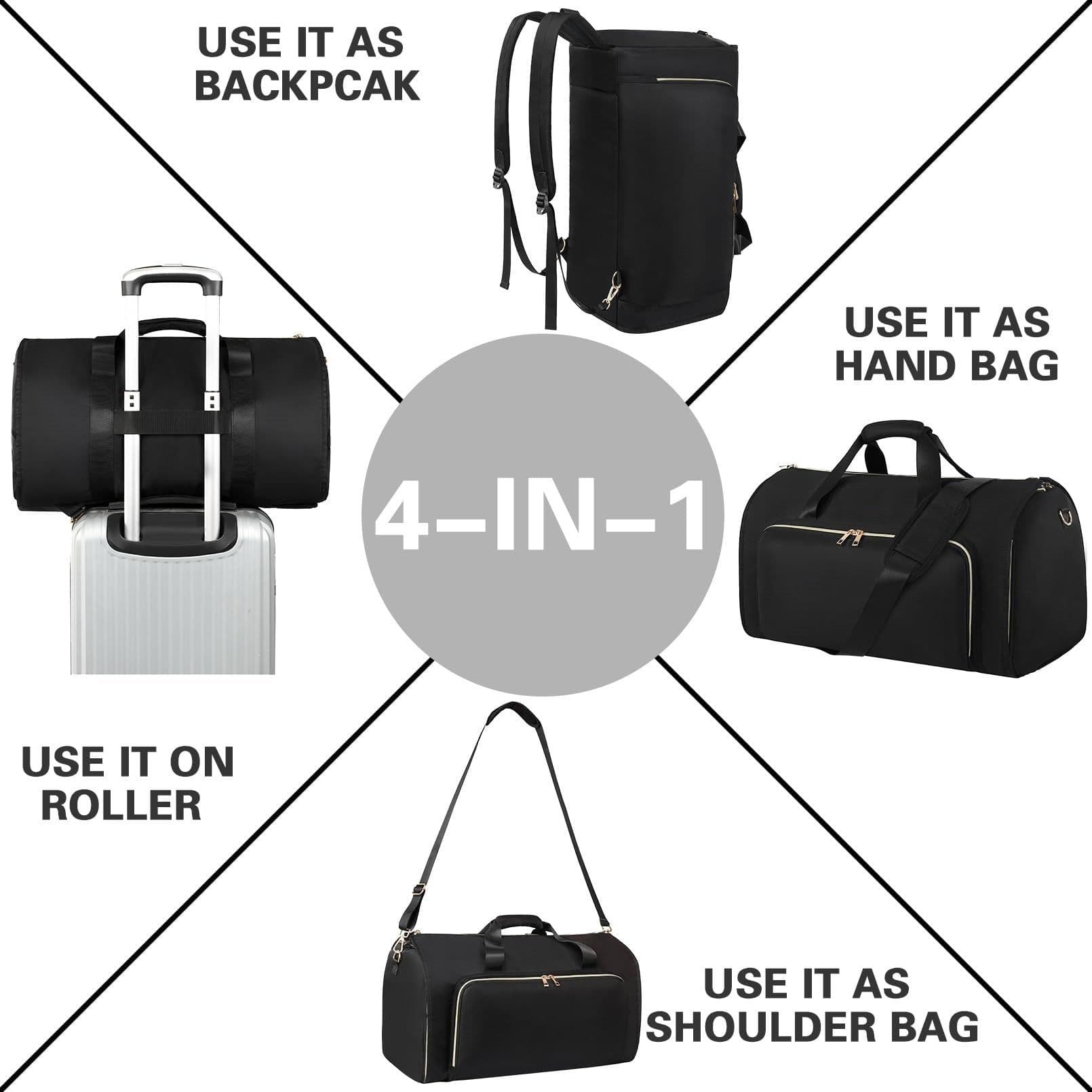 image-Wear-resistant Folding Storage Garment Suit Bag Crossbody