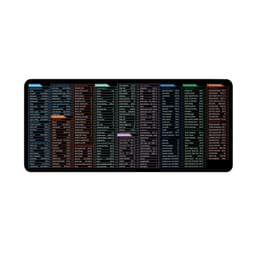 image-Full English Shortcut Keys Super Large Stain-resistant Office Mouse Mat