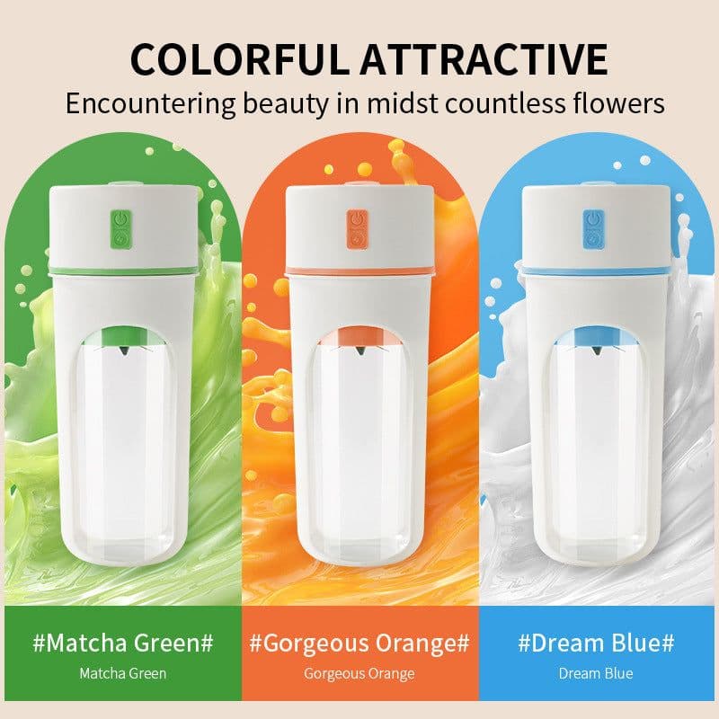 image-Kitchen Electric Juicer USB Charging Wireless Juices Blender Fruit Orange Mixer Squeezer Machine Ice Crush Cup Food Processor 2 Sold