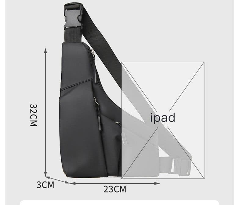 image-Burglar-proof Next To The Skin Sunday Bag Triangle Bag Leisure Derm