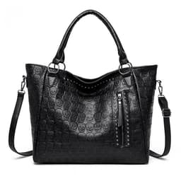 image-Large Capacity Portable Retro Women's Tote Bag