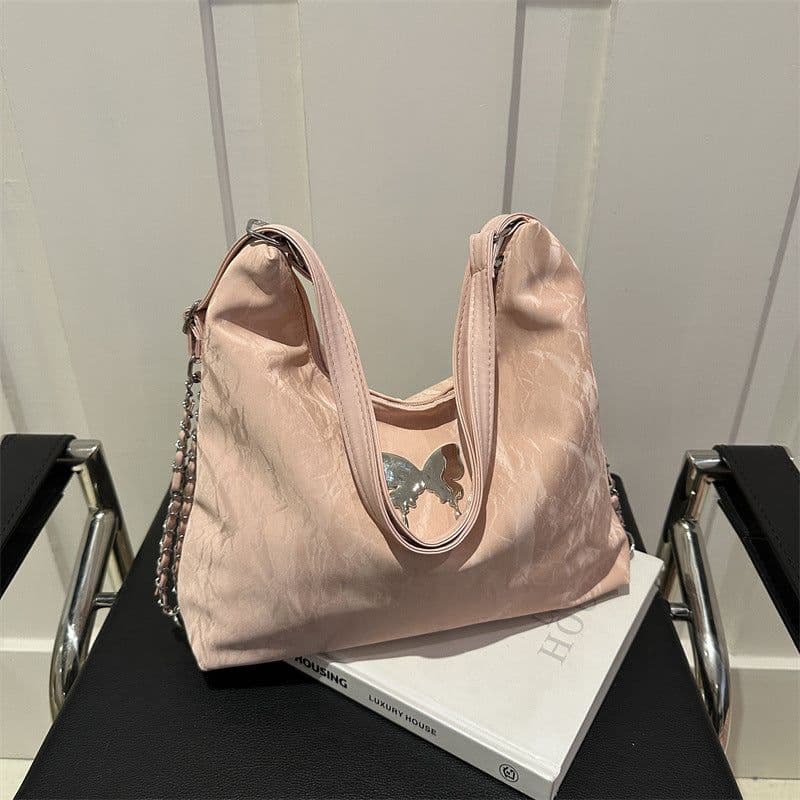 image-Large Capacity Fashion Ladies Bow Shoulder Bag