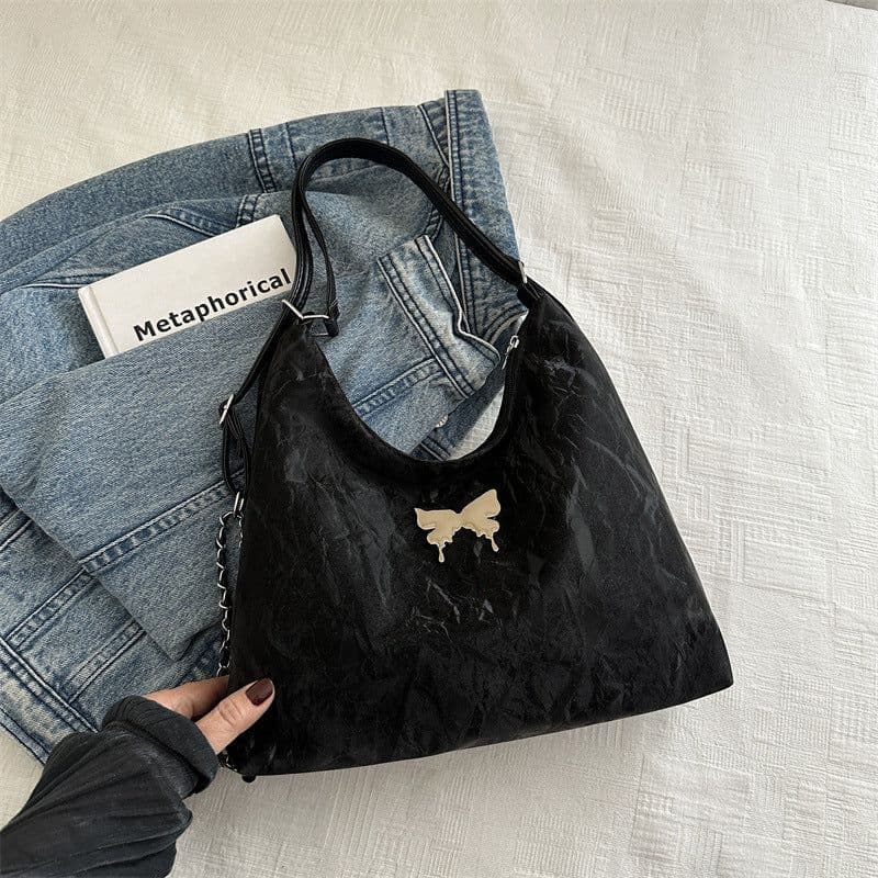 image-Large Capacity Fashion Ladies Bow Shoulder Bag