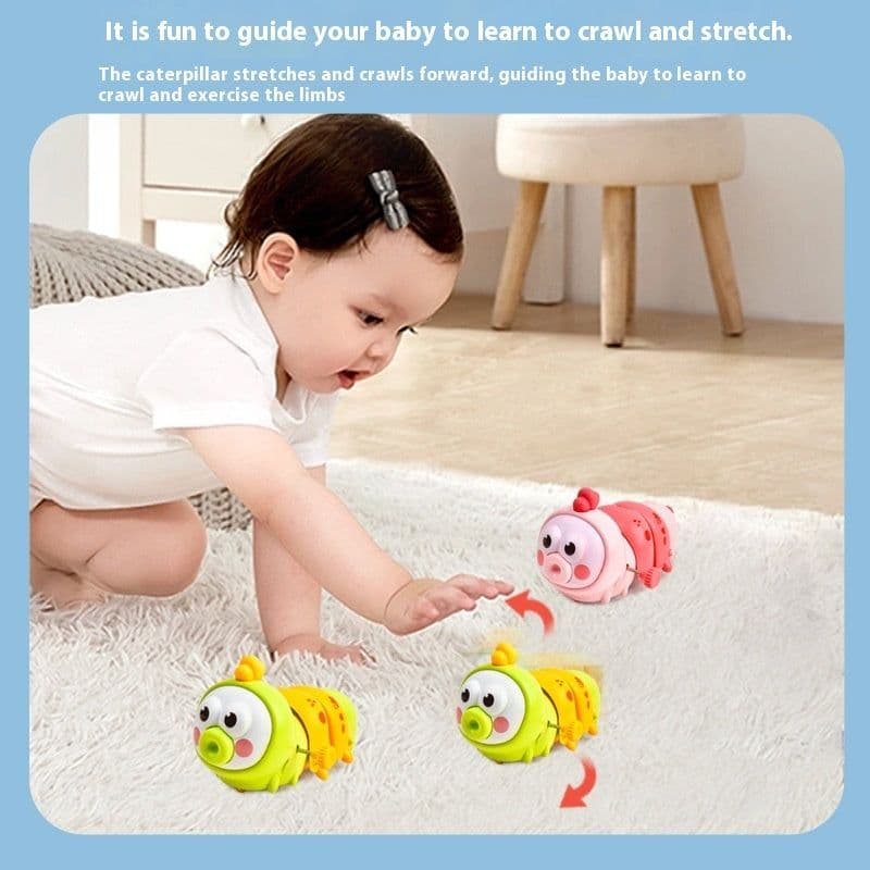 image-Retractable Swing Educational Toy Baby Crawling Training Toys