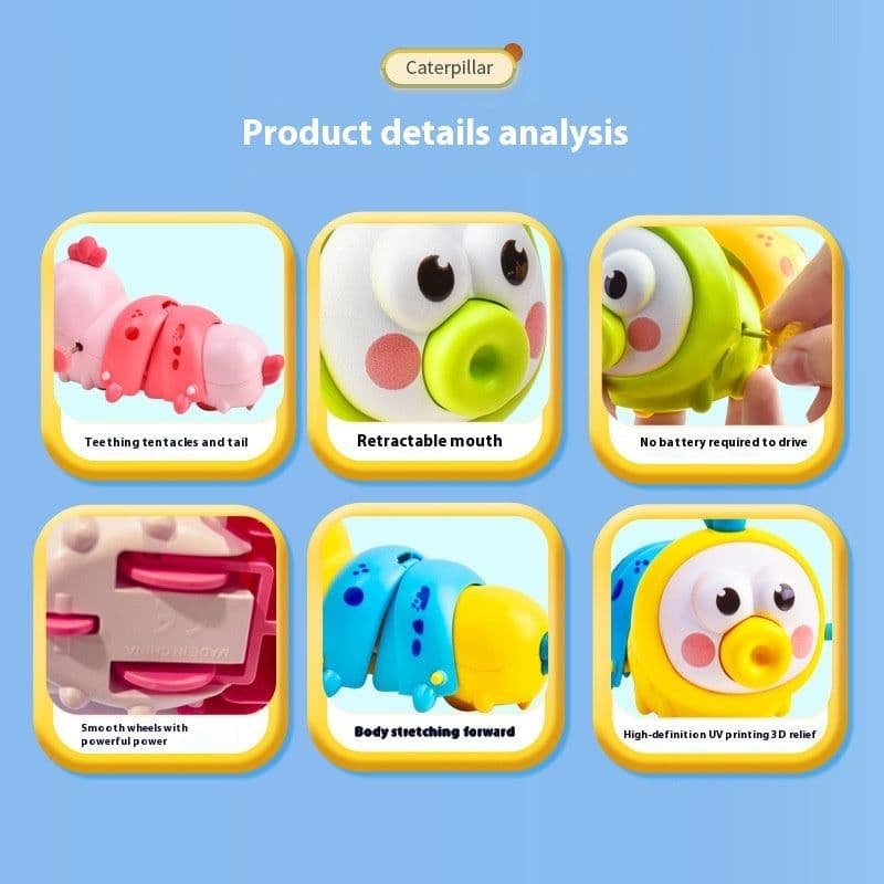 image-Retractable Swing Educational Toy Baby Crawling Training Toys