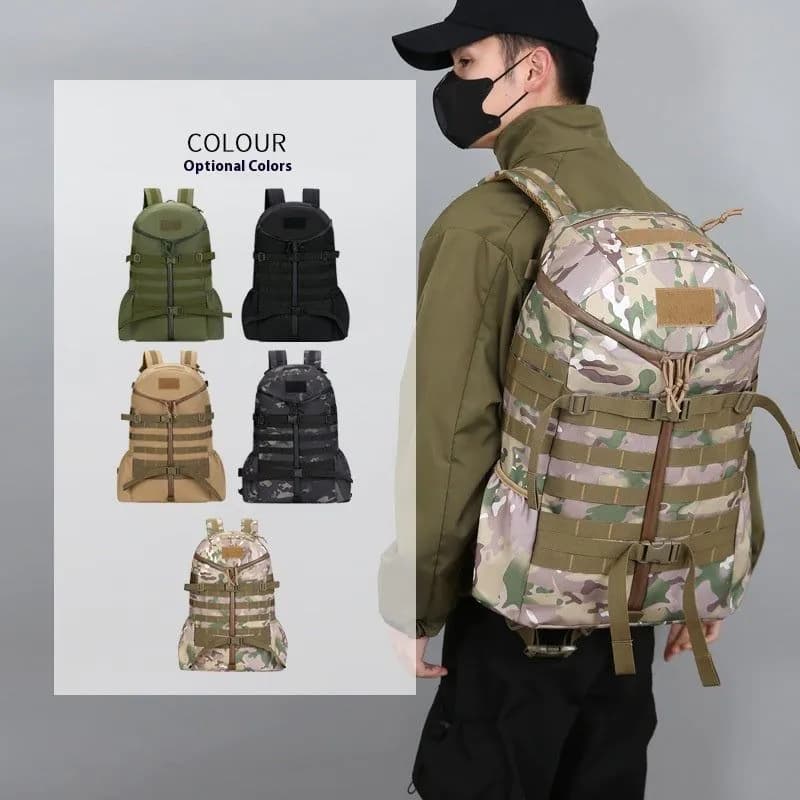 image-Outdoor Tactics Shoulder Adventure Camping Mountaineering Hiking Casual Travel Bag