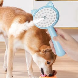 image-Hair Cleaning Brush With Mist Multifunctional Cat Grooming Brush Rechargeable Self Cleaning Slicker Brush For Pets Dogs & Catsb Pet Products