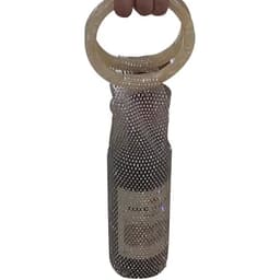 image-Diamond Red Wine Hand-woven Light Luxury Warm Cup Bag Good-looking Portable
