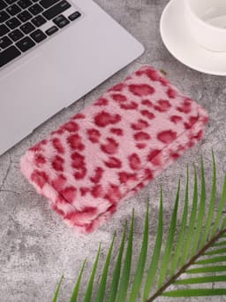 image-Creative Plush Coin Purse Fashion Leopard Print