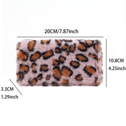 image-Creative Plush Coin Purse Fashion Leopard Print
