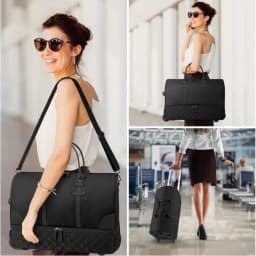 image-Trolley Convertible Portable Folding Travel Bag