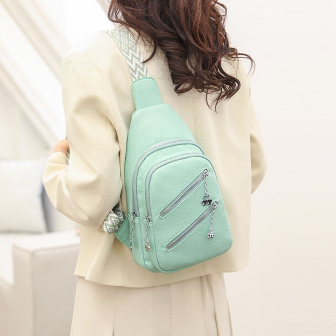 image-Women's Crossbody Lightweight Shopping Storage Backpack