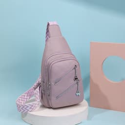 image-Women's Crossbody Lightweight Shopping Storage Backpack