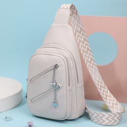 image-Women's Crossbody Lightweight Shopping Storage Backpack
