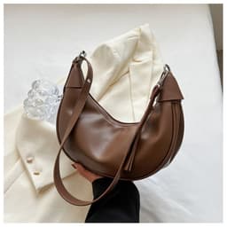 image-Women's Fashion Casual Shoulder Dumpling Bag