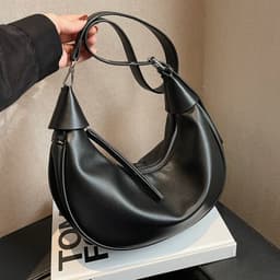 image-Women's Fashion Casual Shoulder Dumpling Bag