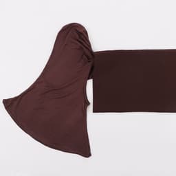 image-Modal Scarf Bottoming Hood Pearl Chiffon Women's Bag Scarf
