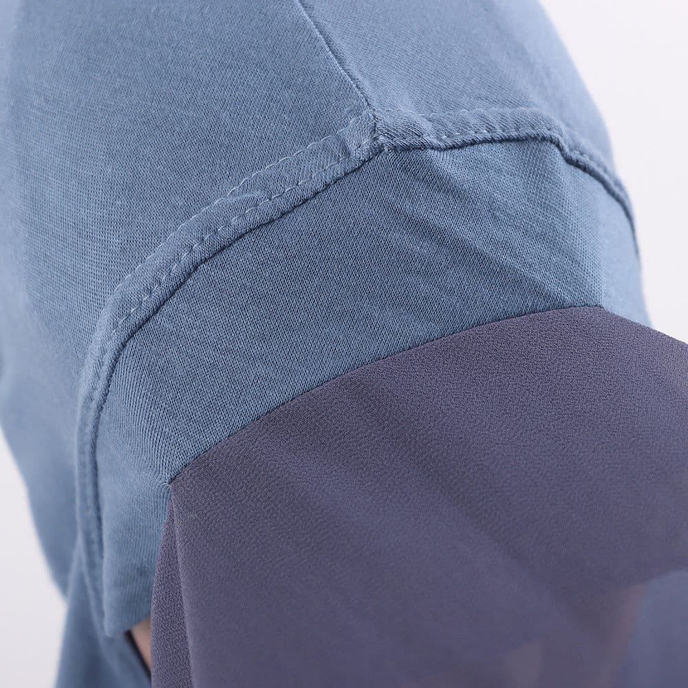 image-Modal Scarf Bottoming Hood Pearl Chiffon Women's Bag Scarf