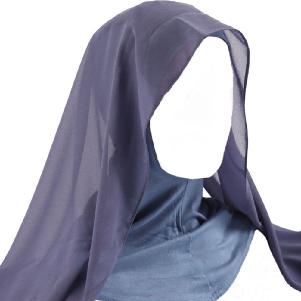 image-Modal Scarf Bottoming Hood Pearl Chiffon Women's Bag Scarf