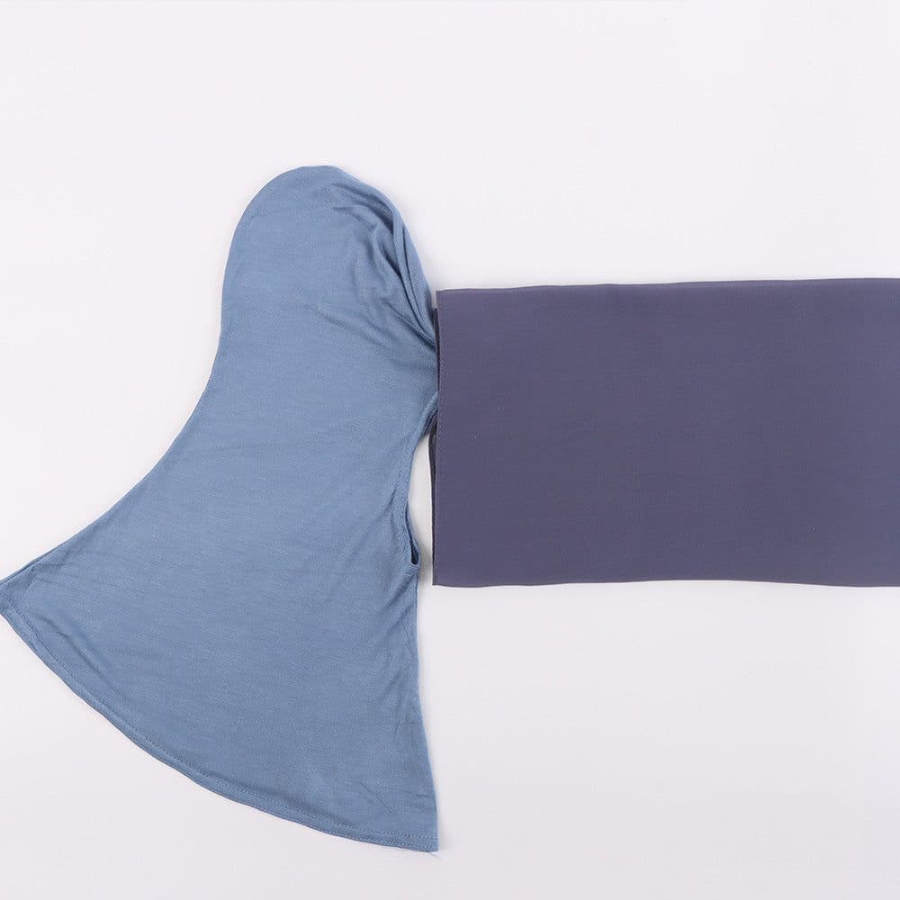 image-Modal Scarf Bottoming Hood Pearl Chiffon Women's Bag Scarf