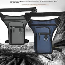 image-Men's Waist And Leg Bag Multi-functional Waterproof Shoulder