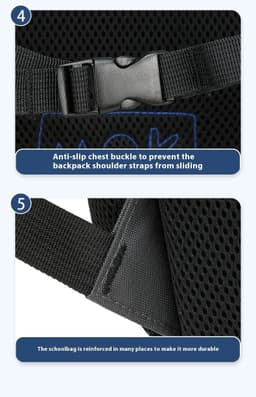 image-Hard Shell Football Burden Reduction Boy's Shoulder Large Capacity Belt Small Pen Bag Set Of School Bag