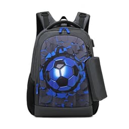 image-Hard Shell Football Burden Reduction Boy's Shoulder Large Capacity Belt Small Pen Bag Set Of School Bag