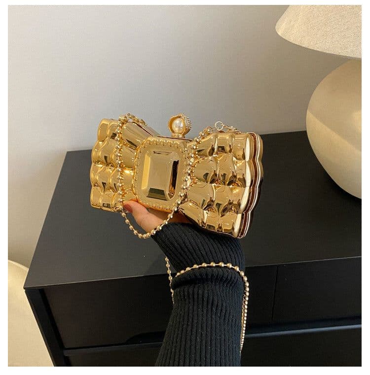 image-Women's Fashion Acrylic Hard Case Box Bag