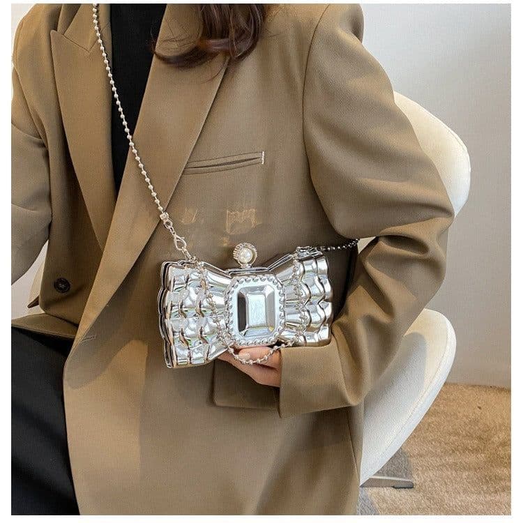 image-Women's Fashion Acrylic Hard Case Box Bag