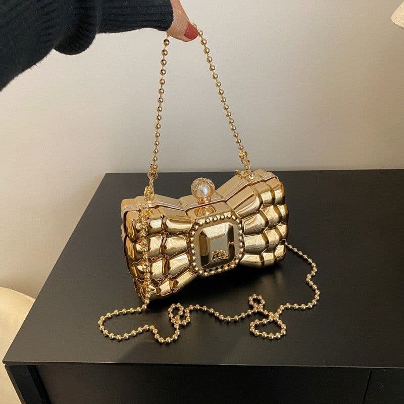 image-Women's Fashion Acrylic Hard Case Box Bag