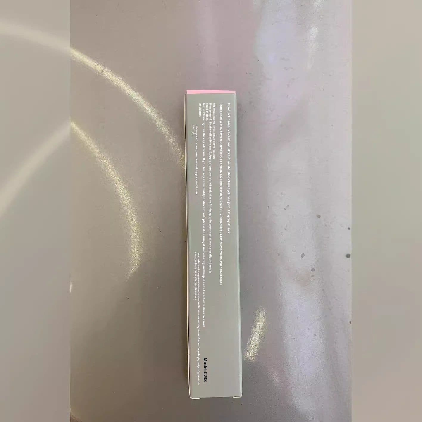 image-Kakashow Very Thin Double Claw Liquid Eyeliner Mom Eyelashes Crouching Silkworm