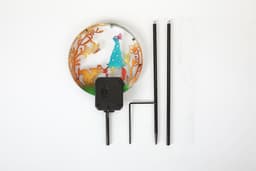 image-LED Wrought Iron Solar Garden Animal Atmosphere Ground Lamp
