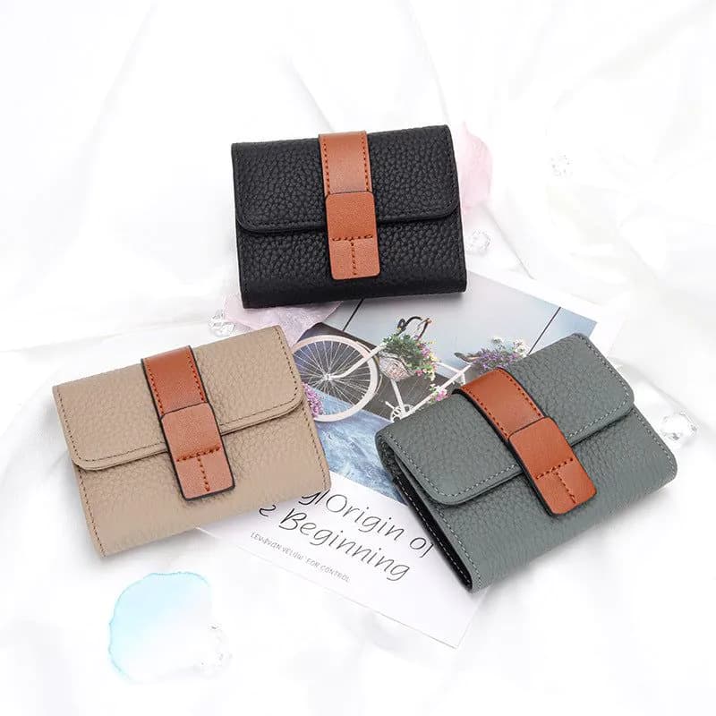 image-Women's Leather Card Holder Small Exquisite High-end Multiple Card Slots