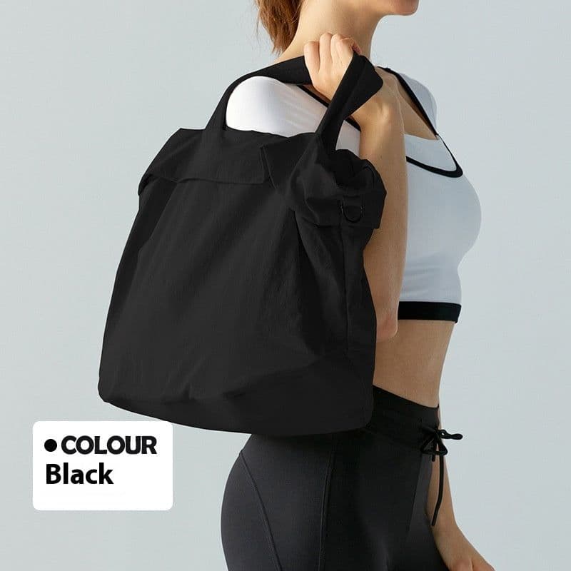 image-Large Capacity Portable Sports Gym Women's Casual Yoga Shoulder Bag