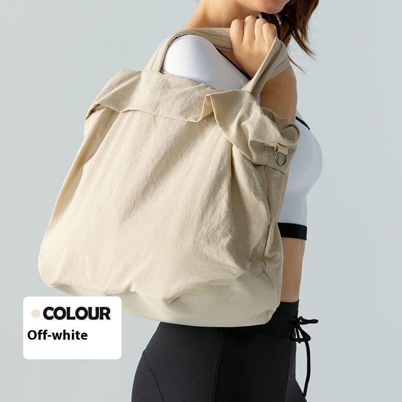 image-Large Capacity Portable Sports Gym Women's Casual Yoga Shoulder Bag