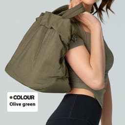image-Large Capacity Portable Sports Gym Women's Casual Yoga Shoulder Bag