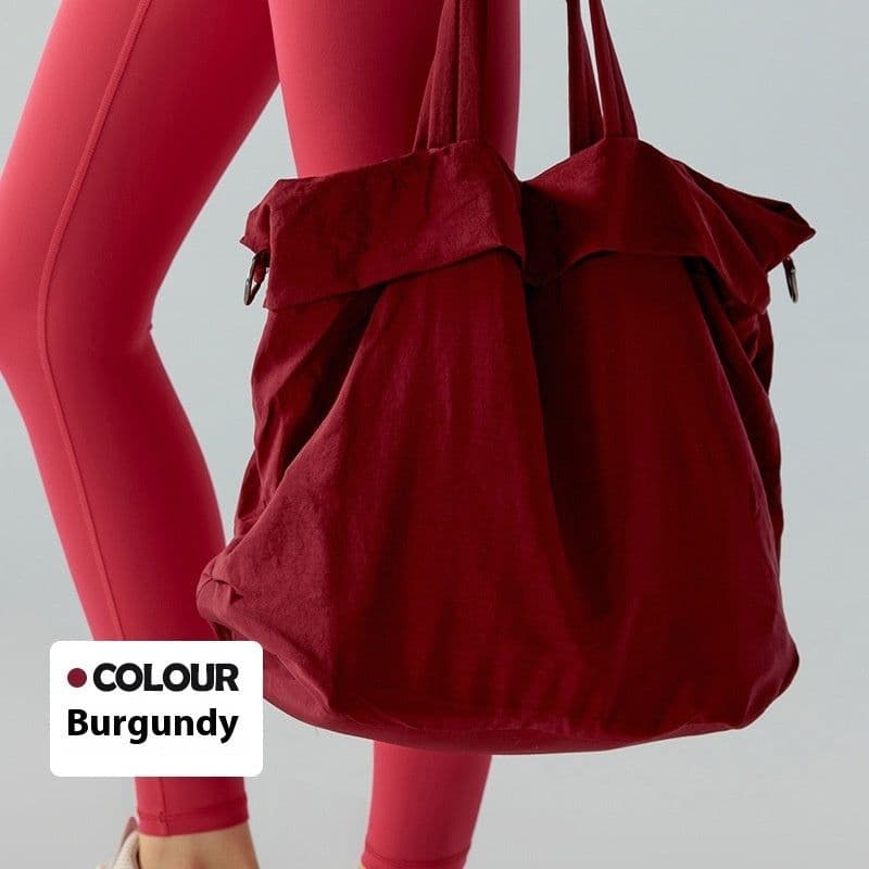 image-Large Capacity Portable Sports Gym Women's Casual Yoga Shoulder Bag