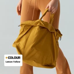 image-Large Capacity Portable Sports Gym Women's Casual Yoga Shoulder Bag