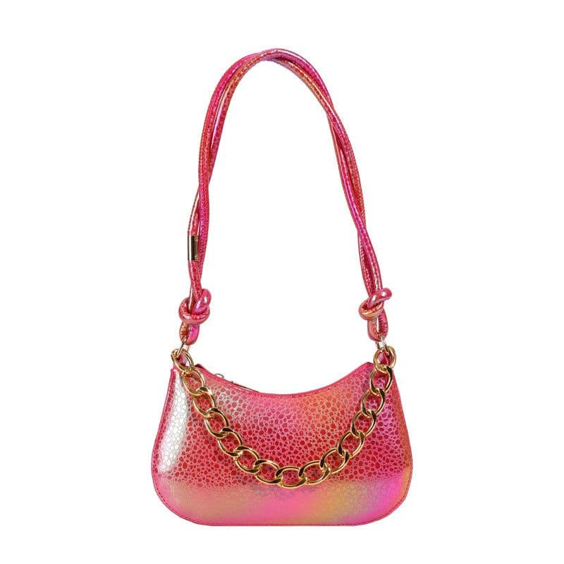 image-Gradient Color Women's Bag Portable Shoulder Bag Trendy Fashion