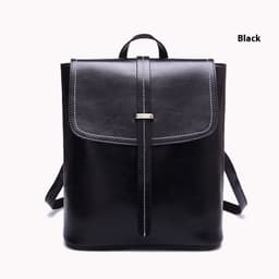 image-Women's Oil Wax Backpack Can Be Women's One Shoulder Handbag