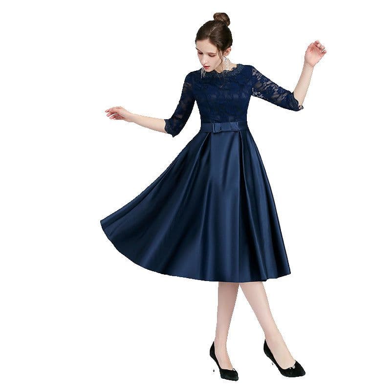 image-Versatile Casual Mid Length Evening Dress For Women