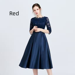 image-Versatile Casual Mid Length Evening Dress For Women