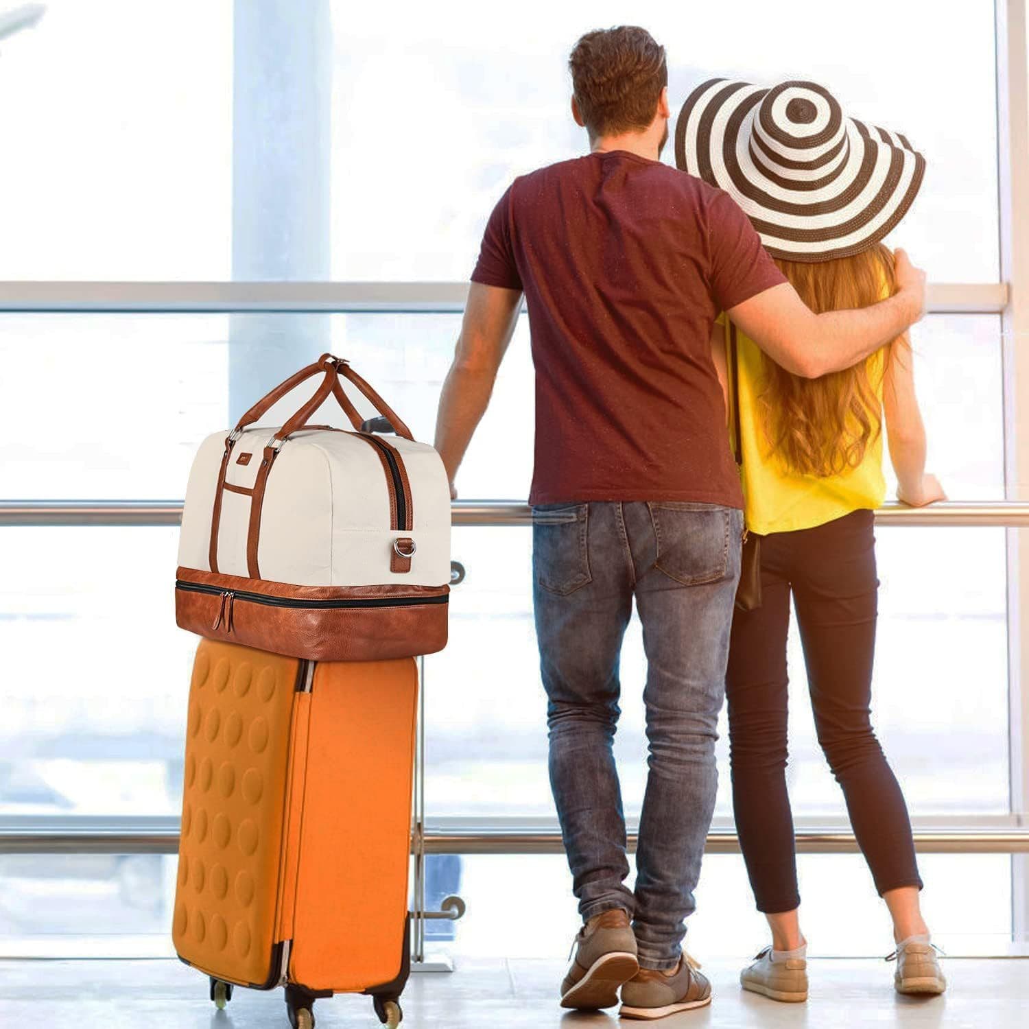 image-Large Capacity Waterproof And Wear-resistant Handbag
