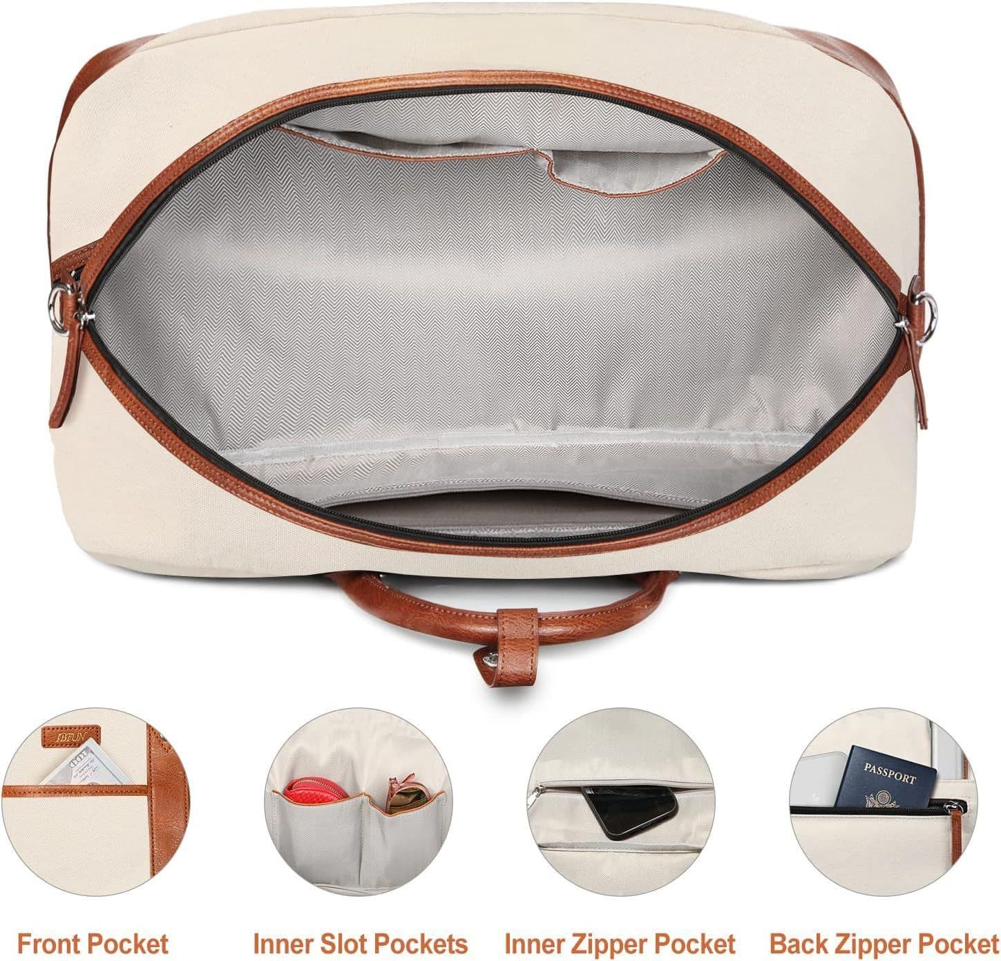 image-Large Capacity Waterproof And Wear-resistant Handbag